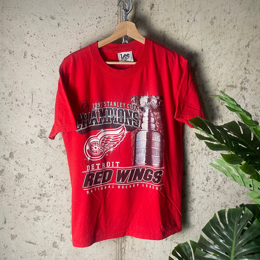 Vintage Detroit Red Wings 1997 NHL Stanley Cup Champions Medium Shirt