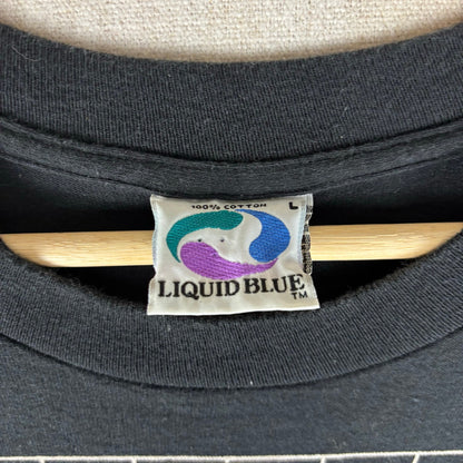 Vintage Grateful Dead Liquid Blue 1993 Evolution Long Strange Trip Shirt Large