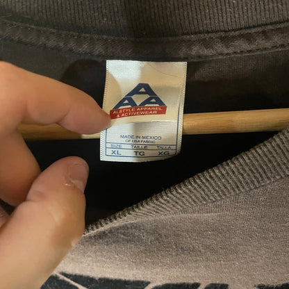 Jimi Hendrix Experience 1968 Earth Tone Brown Shirt Y2k XL