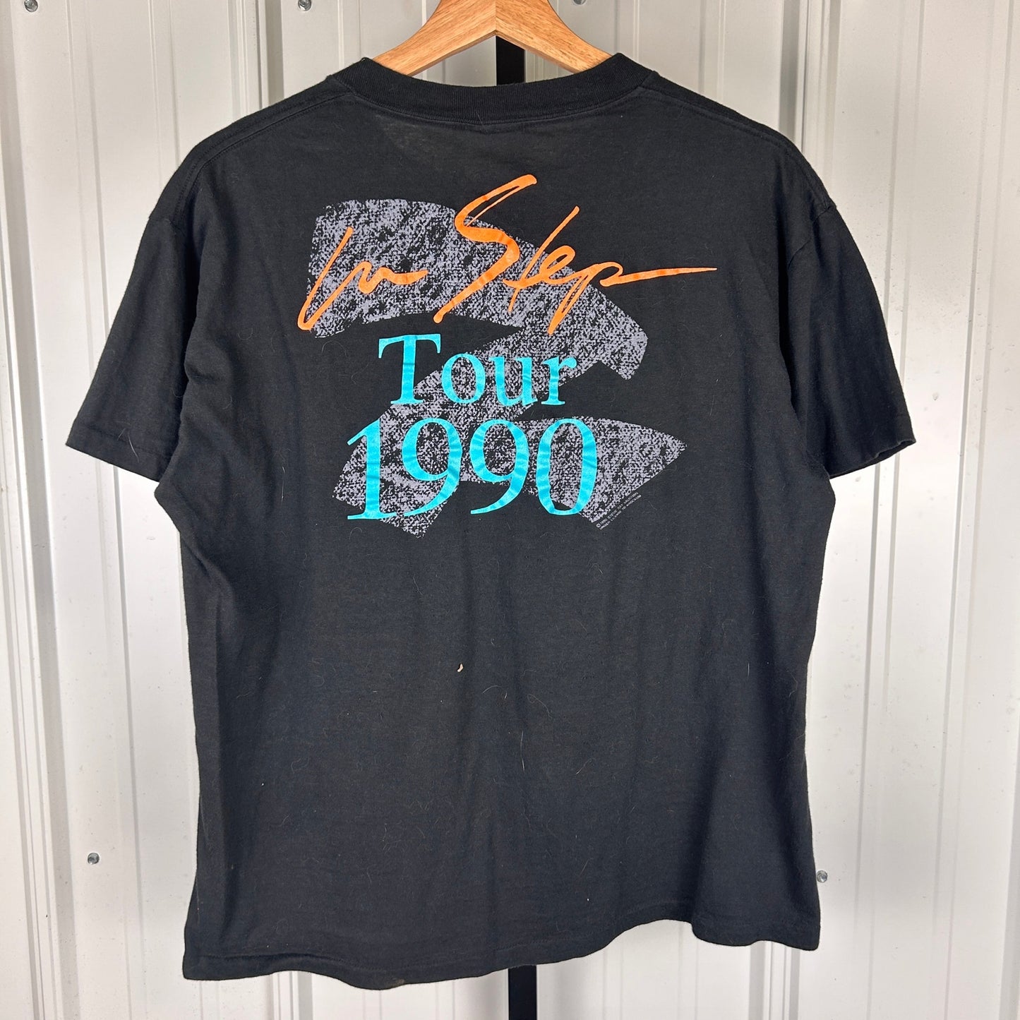 Stevie Ray Vaughan In Step 1990 Tour Large Official Merch Tee