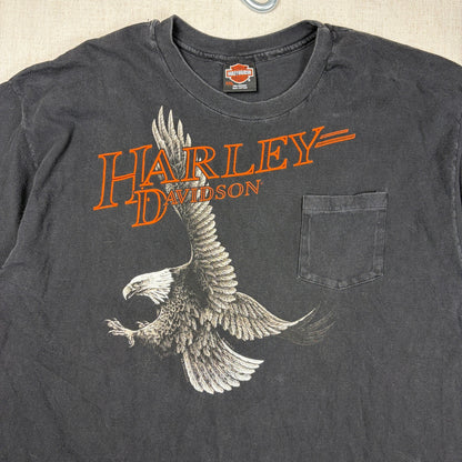 Vintage Harley Davidson Soaring Eagle 1996 XXL Pocket Tee