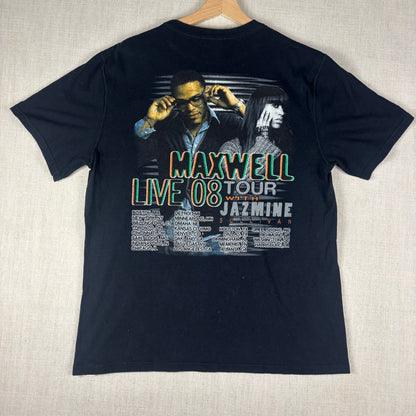 Vintage Maxwell Live 08 Tour Jazmine Sullivan Y2K Medium Concert Shirt