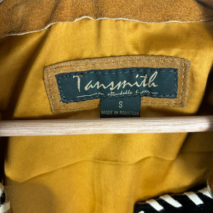 Tansmith 3B West Suede Leather Fringe Native American Style Beaded Small Jacket