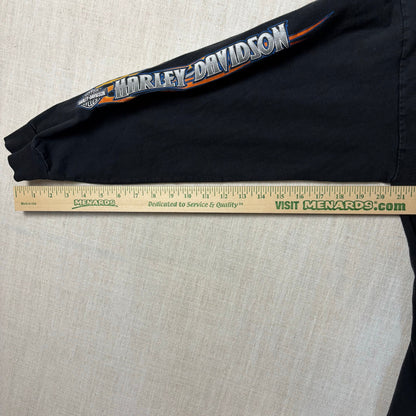 Harley Davidson Long Sleeve Print 2008 Black Tee