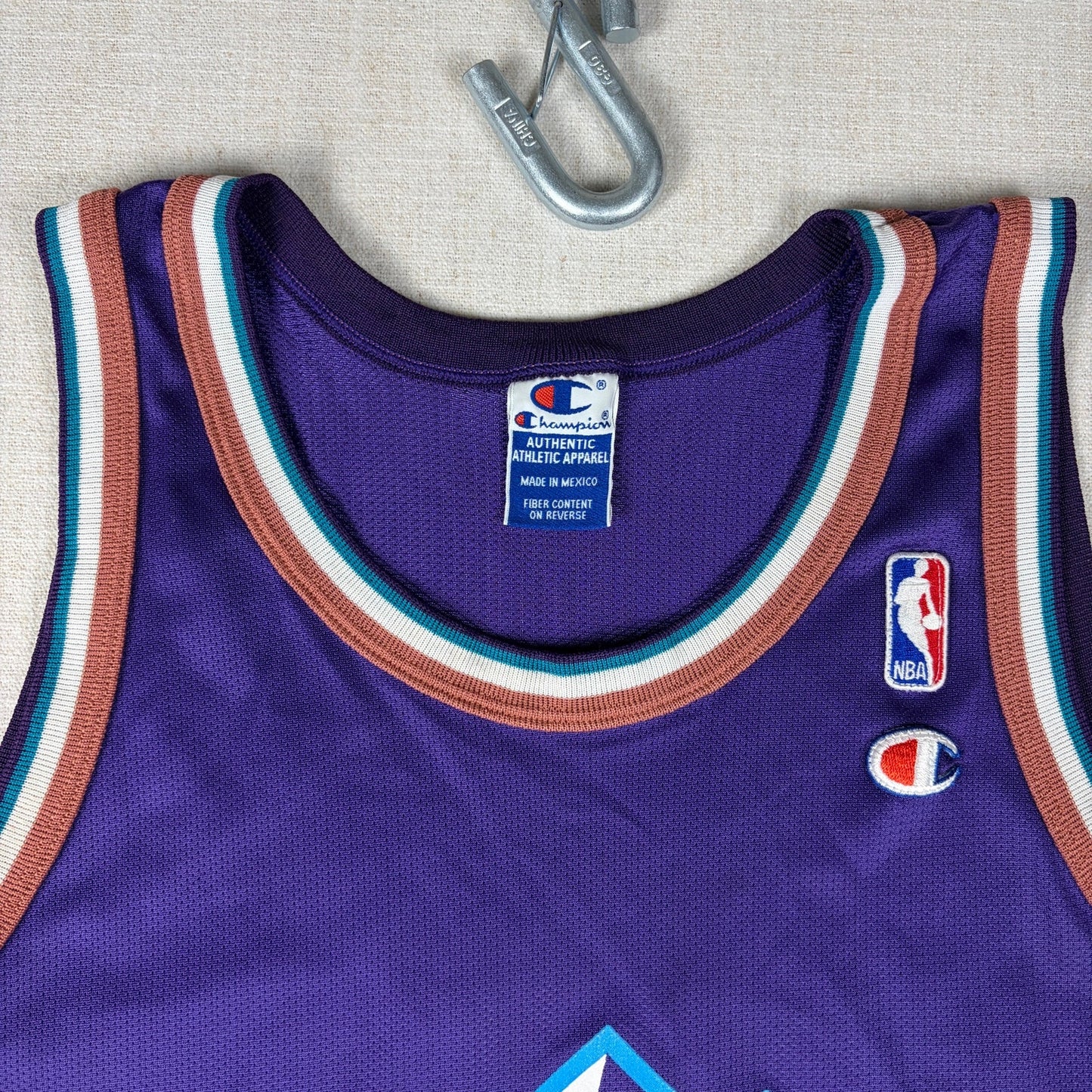 John Stockton Vintage Utah Jazz Champion 90s Size 40 Jersey