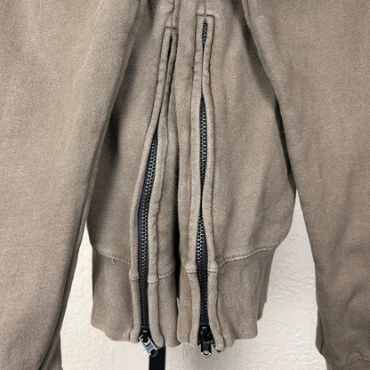 Fear Of God FOG Essentials Half Zip Heavyweight Large Earth Tone Hoodie