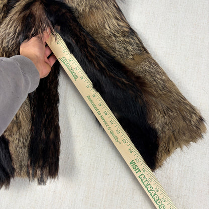 Vintage Raccoon Real Fur Beautiful Handmade Small Jacket