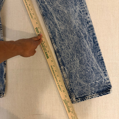Vintage Levis 501 XX 80s Acid Wash Button Fly 29x30.5 USA Made Jeans