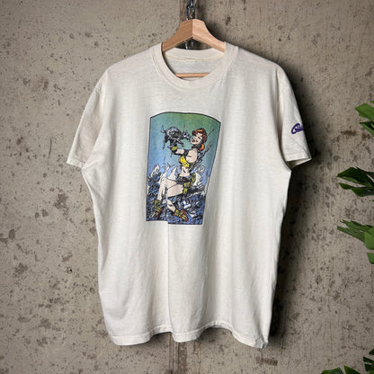 RARE Moebius Graphitti Comics DC 80s Jean Giraud Single Stitch Shirt Large