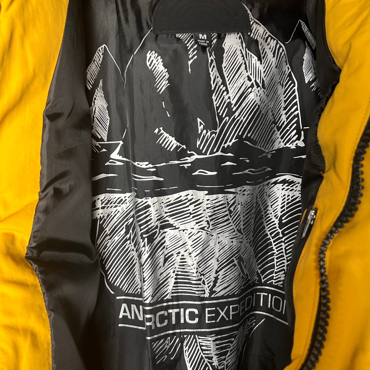 Southpole Y2K Two Tone Puffer Jacket M With Hood