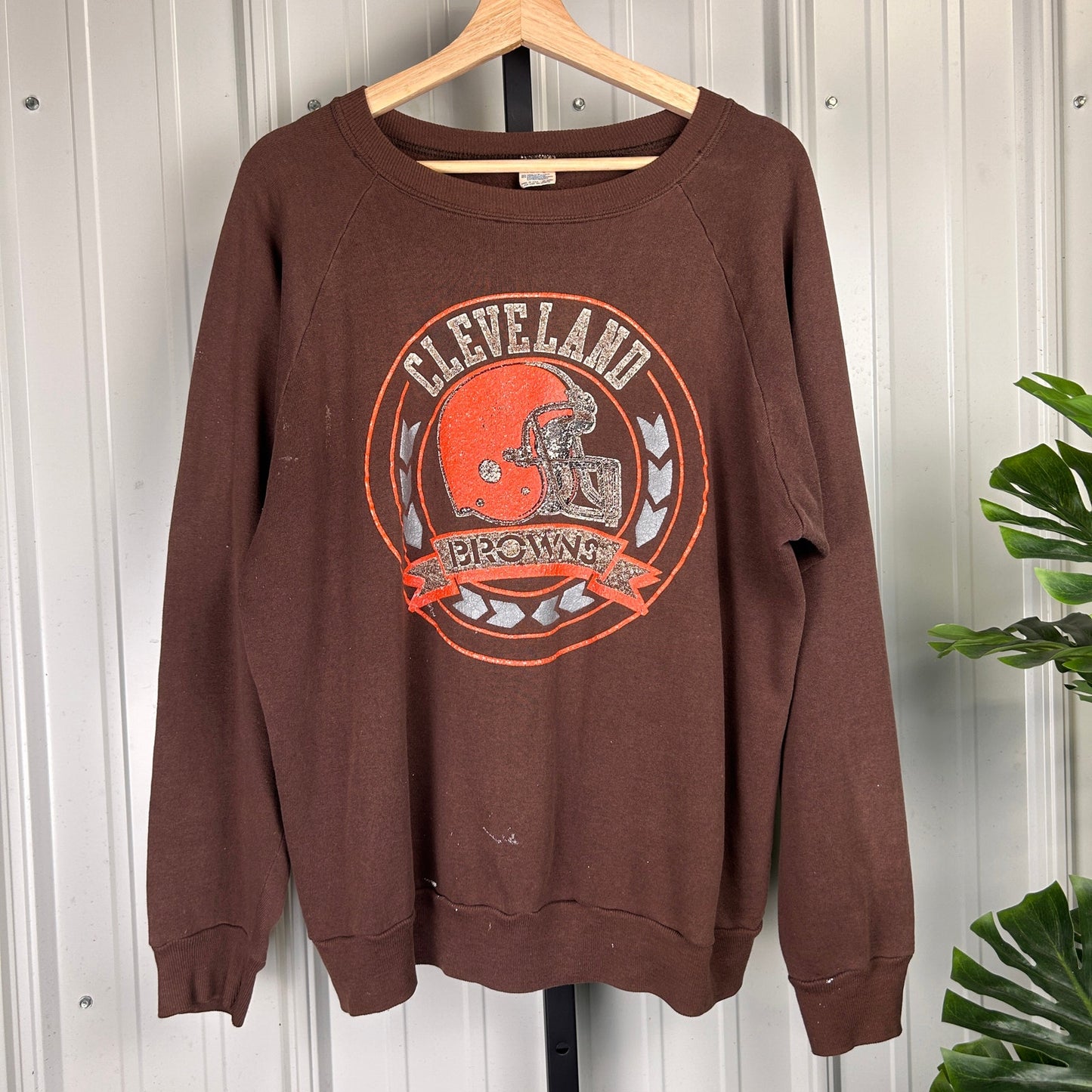 Cleveland Browns 1980s XL Champion NFL Made in USA Crewneck