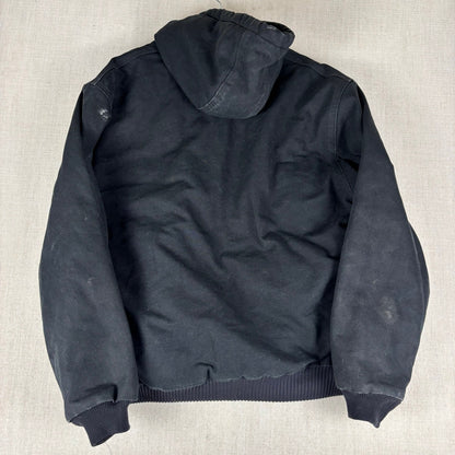 Vintage Carhartt Made in USA Duck Canvas Quilted Hooded Jacket Large