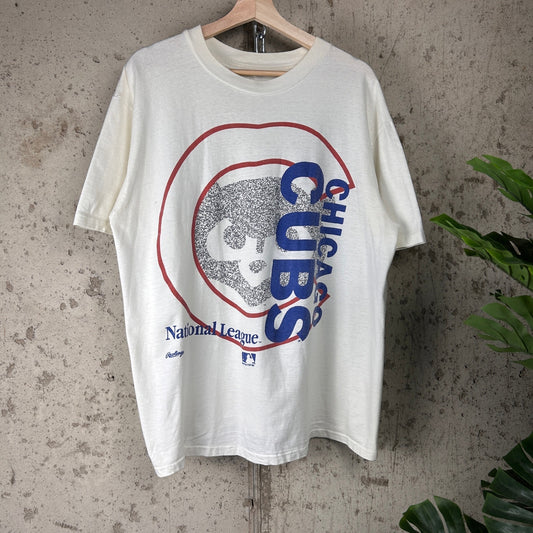 Vintage Chicago Cubs MLB 1991 XL Rawlings Baseball Tee