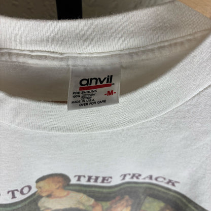 Norman Rockwell 1995 Indianapolis Life Trip to the Track Medium Art Longsleeve