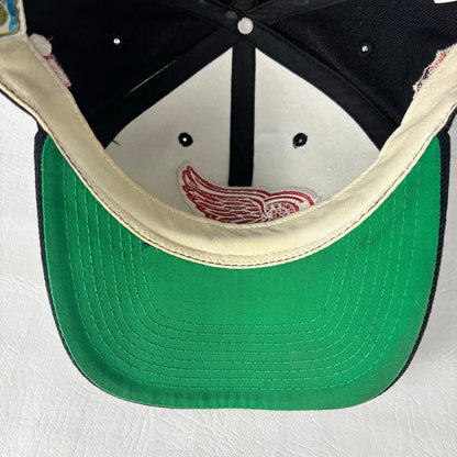 Vintage Detroit Red Wings Sports Specialties Wool Snapback Center Ice Hat