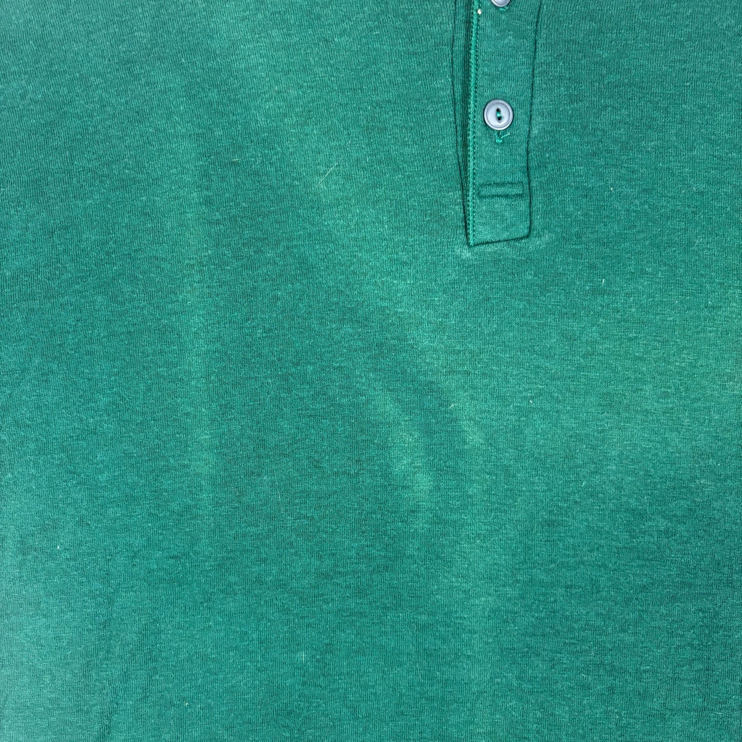 Vintage LL Bean River Drivers Double Layer Sun Faded Henley Shirt