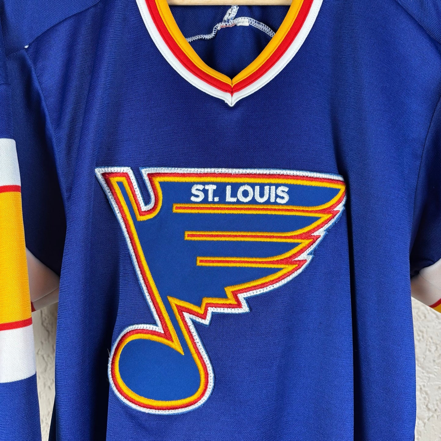 Vintage St Louis Blues CCM Maska NHL Medium Hockey Jersey