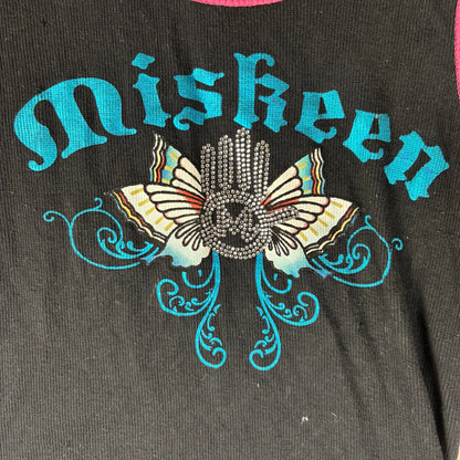 Miskeen Y2K Bedazzled Tribal Butterfly XL Tank Top