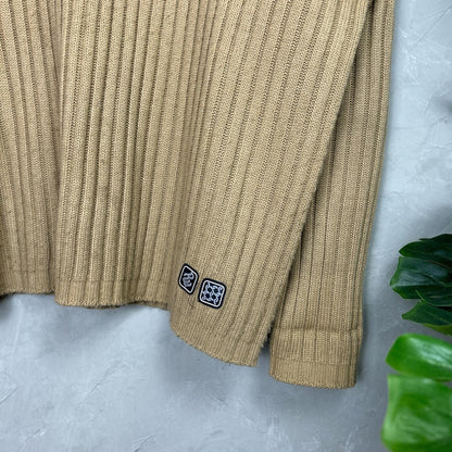 Roca Wear Y2K Ribbed Knit Turtleneck Sweater XL