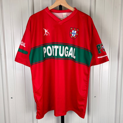 Portugal Nota Bene Spell Out Local Soccer XL Jersey