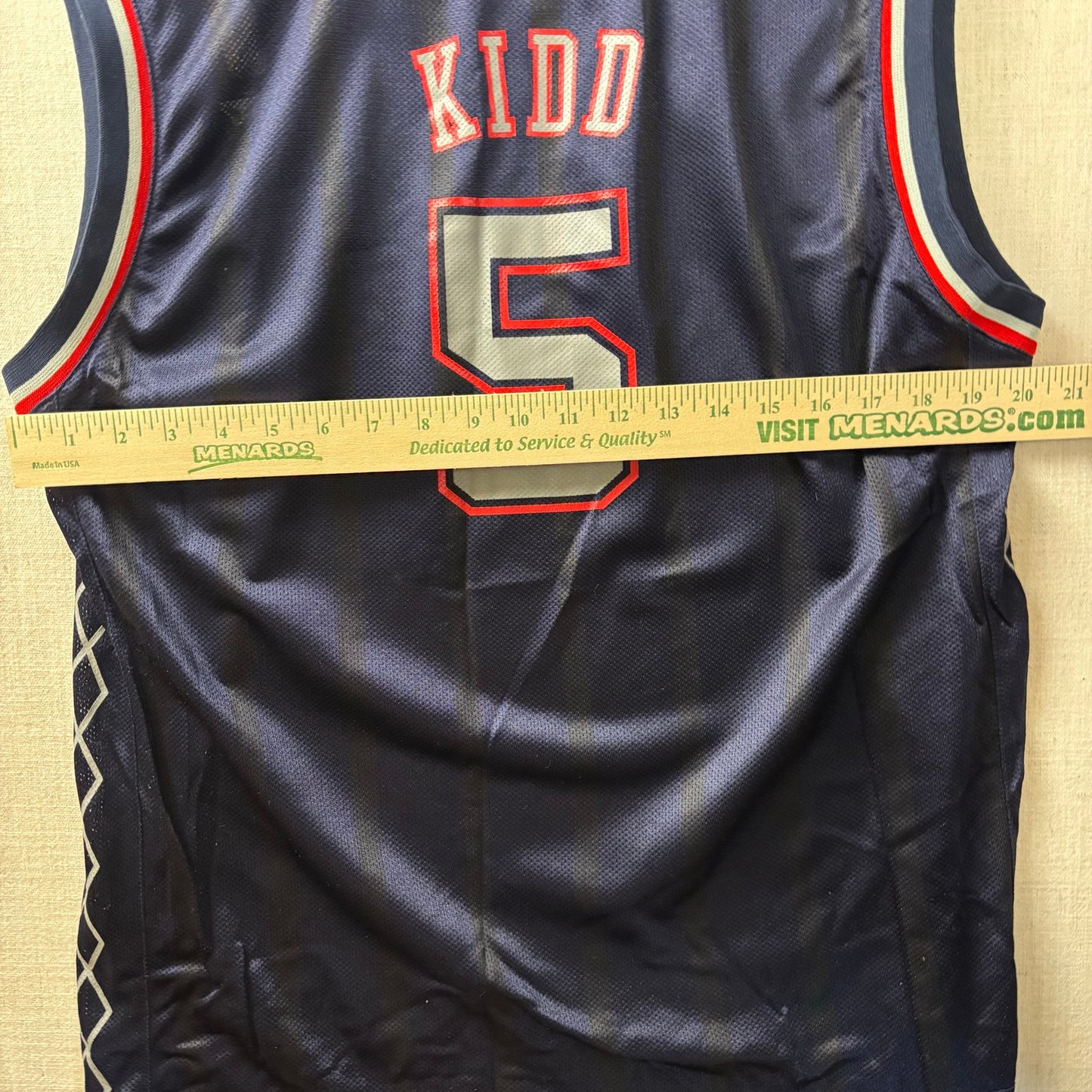 Jason Kidd Y2K New Jersey Nets Reebok Youth XL NBA Jersey