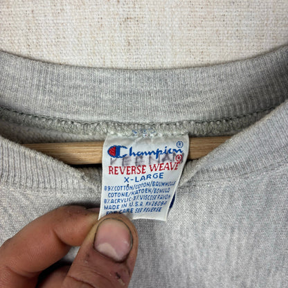 Vintage Champion Reverse Weave 90s Heather Grey XL Sweatshirt