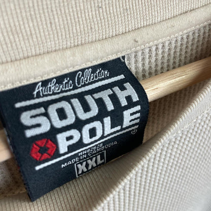 Y2K XXL 2000s SouthPole Thermal Long Waffle Sleeve