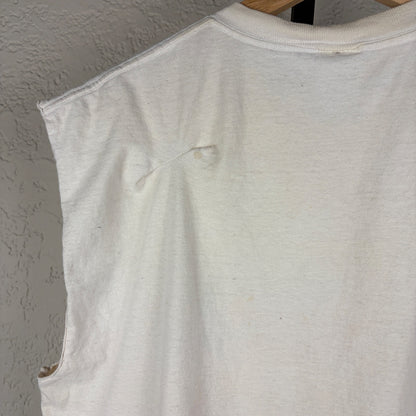 Vintage Spice Girls RARE Large Distressed Band Tank Top Shirt