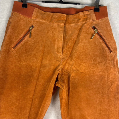 Wilsons Leather Maxima 2 Piece Burnt Orange Suede Leather Jacket 2XL