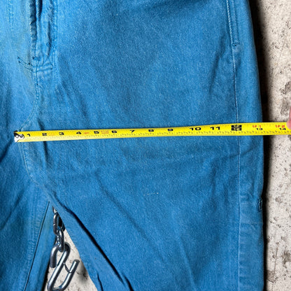 Marithe Francois Girbaud Brand X 34" Blue Straight Fit Cotton Denim Jeans