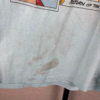 Vintage 80s Amazing Surf Comics Wave Warrior Small Tee