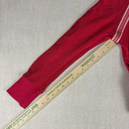 Y2K Velour Hot Pink Low Rise Track Suit 2Pc Set Ecko Red #72 Varsity Style M/L