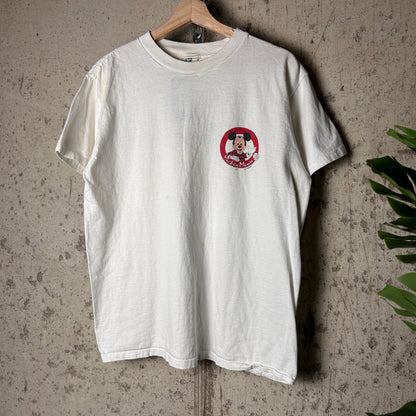 Vintage Mickey Mouse Disney Channel Promo Large 80s Shirt