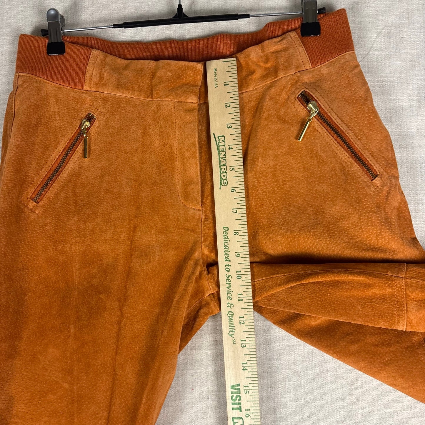 Wilsons Leather Maxima 2 Piece Burnt Orange Suede Leather Jacket 2XL