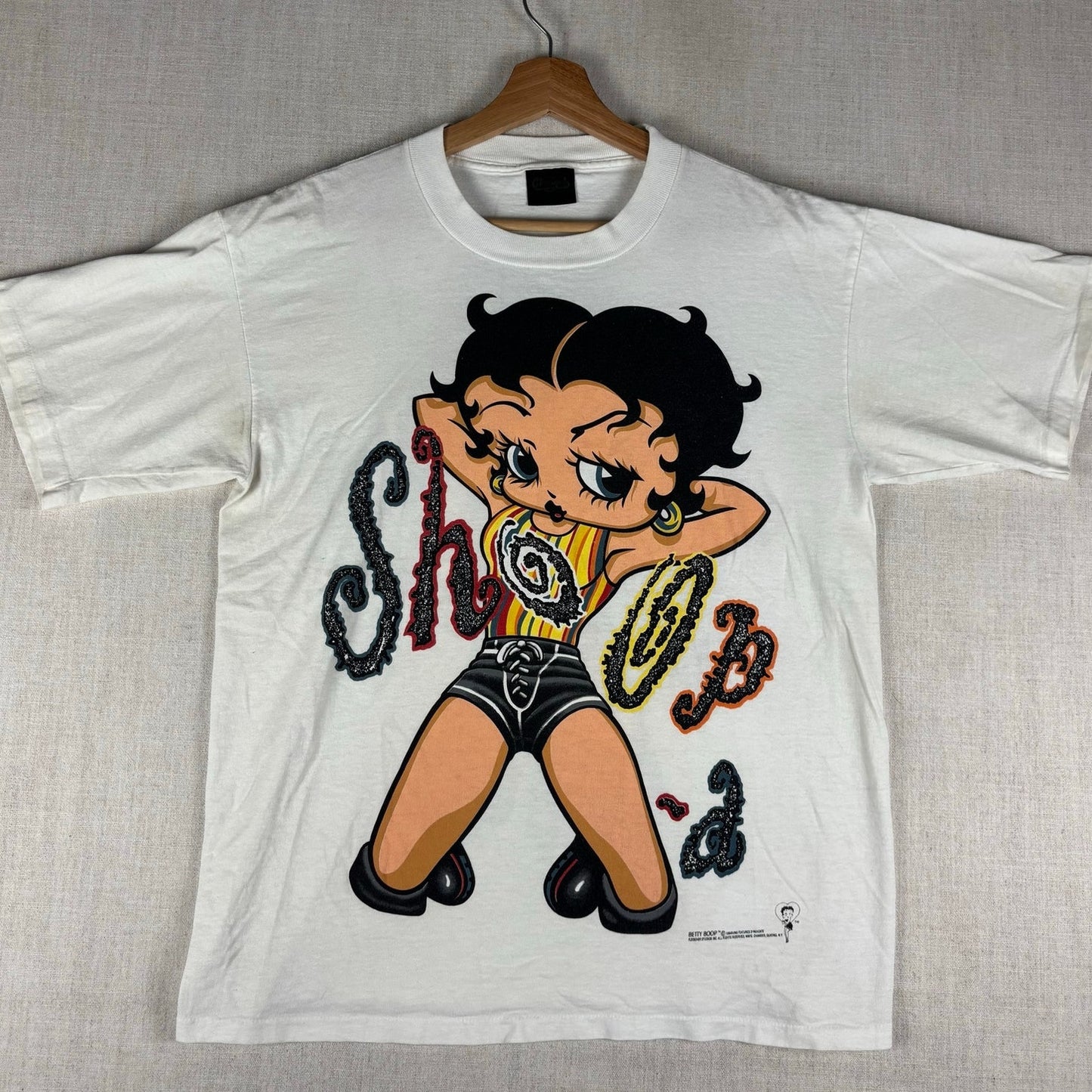 Vintage Betty Boop Shoopy Boop Salt N Pepa 1994 Large Shirt
