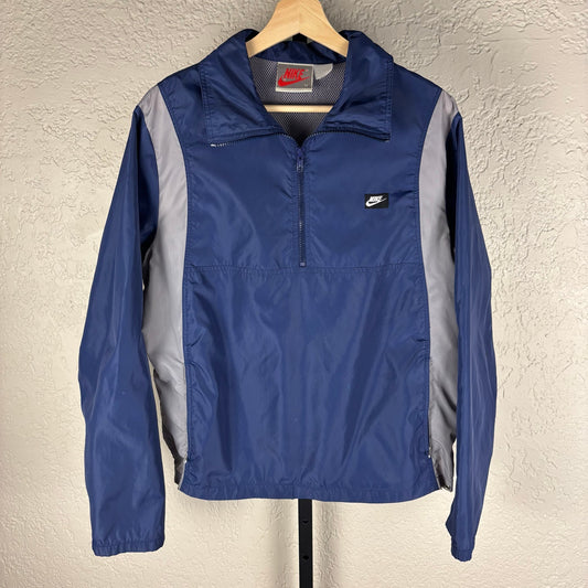 Vintage Nike 80s Gray Tag Two Tone Medium Windbreaker