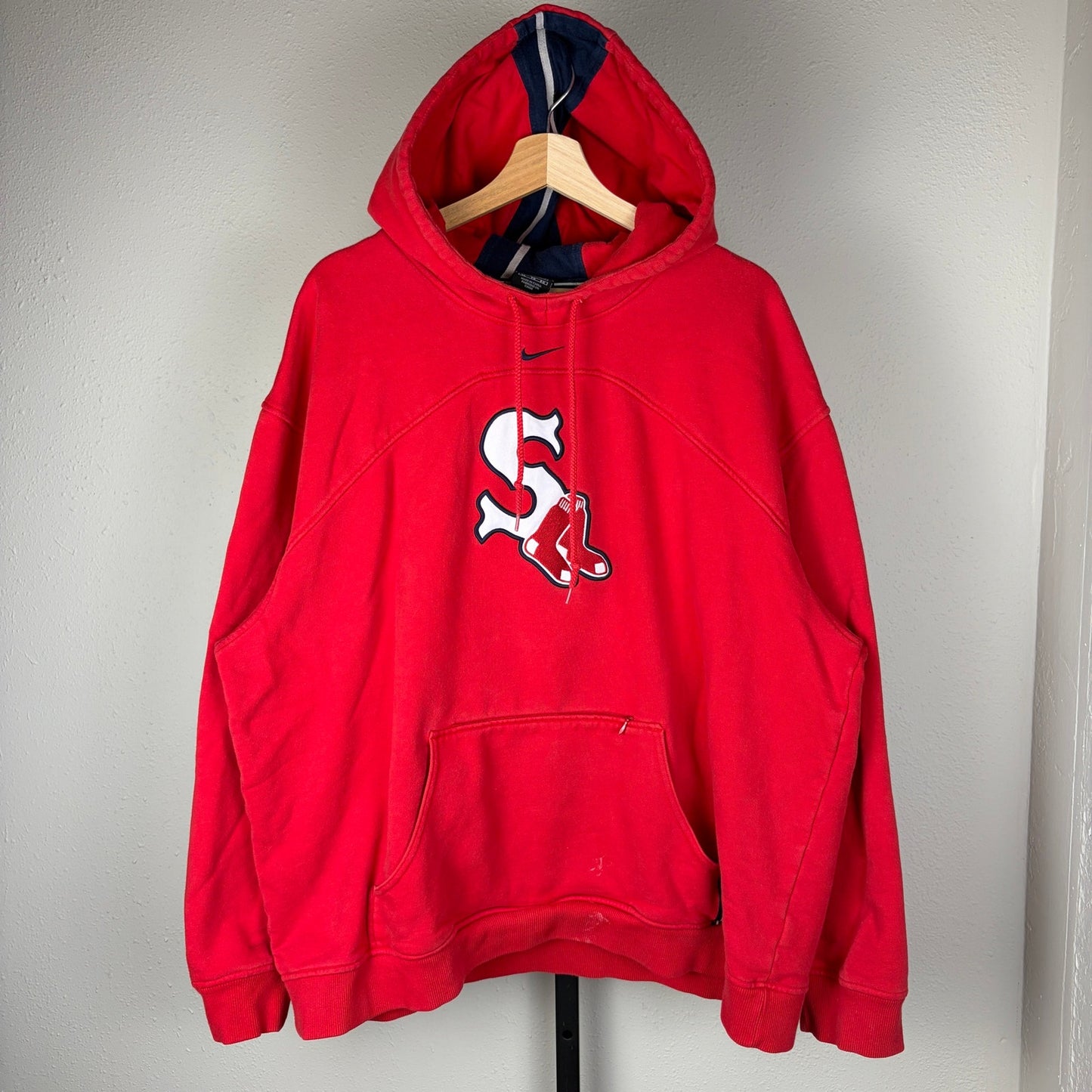 Vintage Nike Center Swoosh Boston Red Sox XL Hoodie