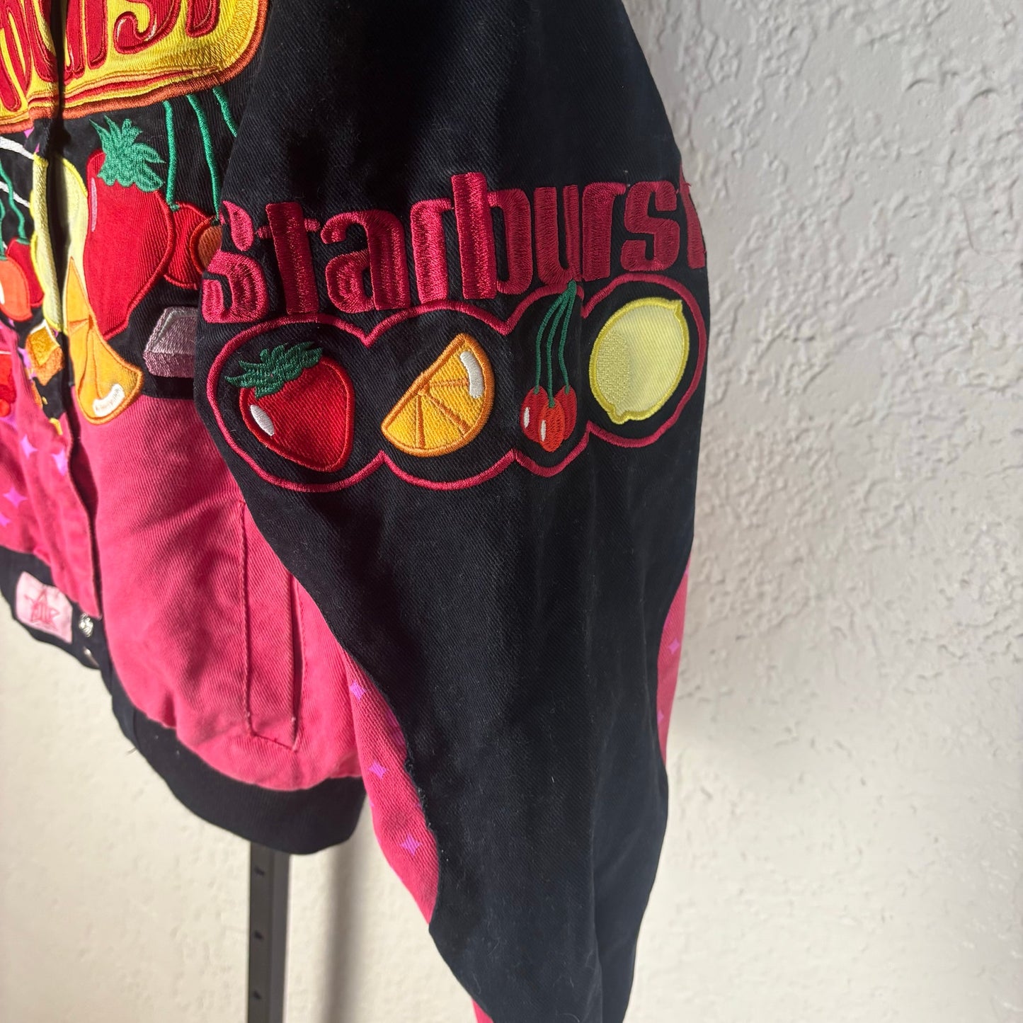 Rare JH Design Starburst Embroidered Kids Large Racing Jacket