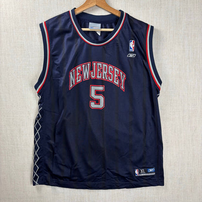 Jason Kidd Y2K New Jersey Nets Reebok Youth XL NBA Jersey