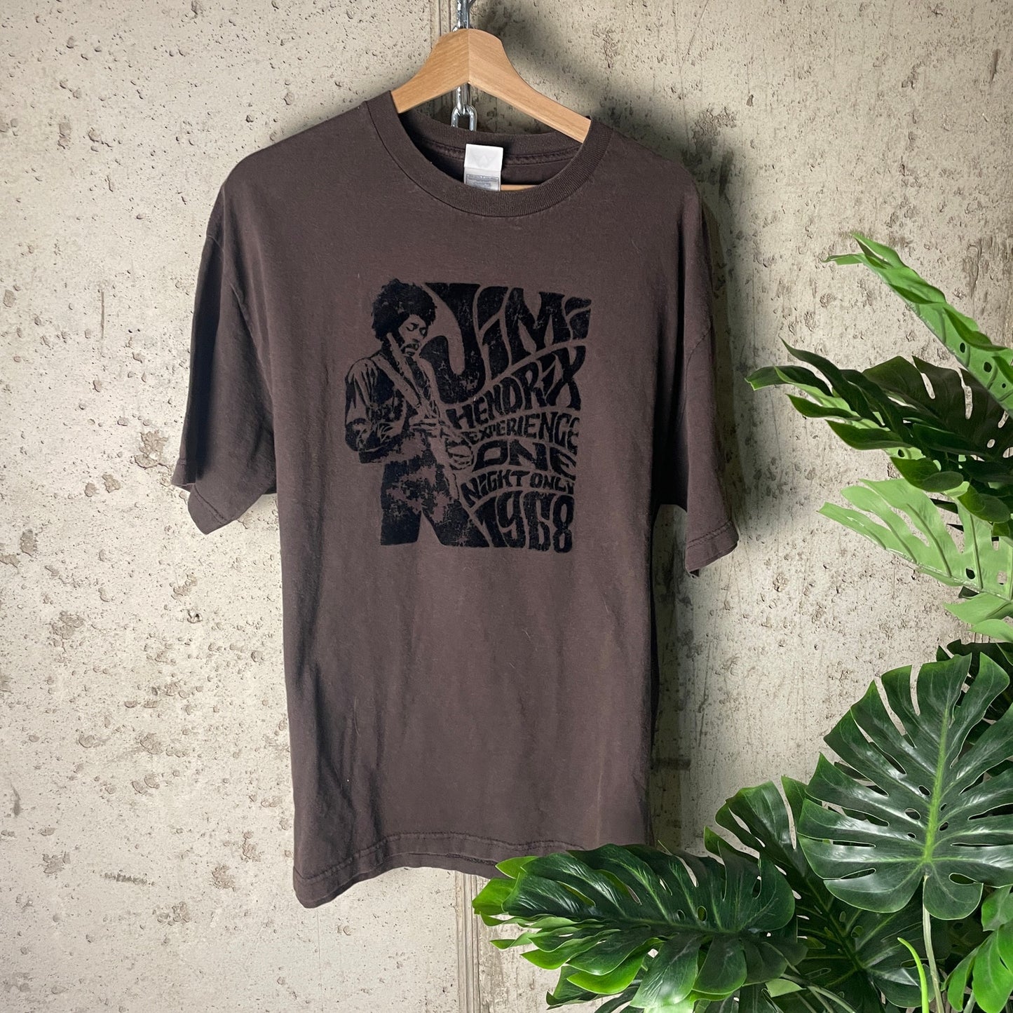 Jimi Hendrix Experience 1968 Earth Tone Brown Shirt Y2k XL