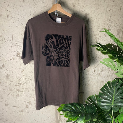 Jimi Hendrix Experience 1968 Earth Tone Brown Shirt Y2k XL