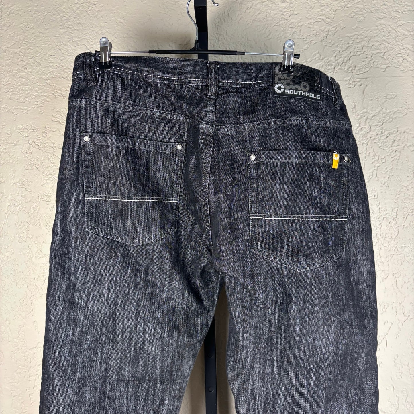 Southpole Y2K Baggy Dark Blue Wash Wide Leg Sz 42" Denim Jeans