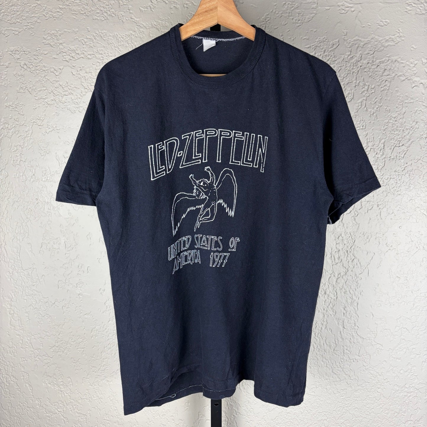 Vintage Led Zeppelin 1977 Original USA Tour Medium Band Tee