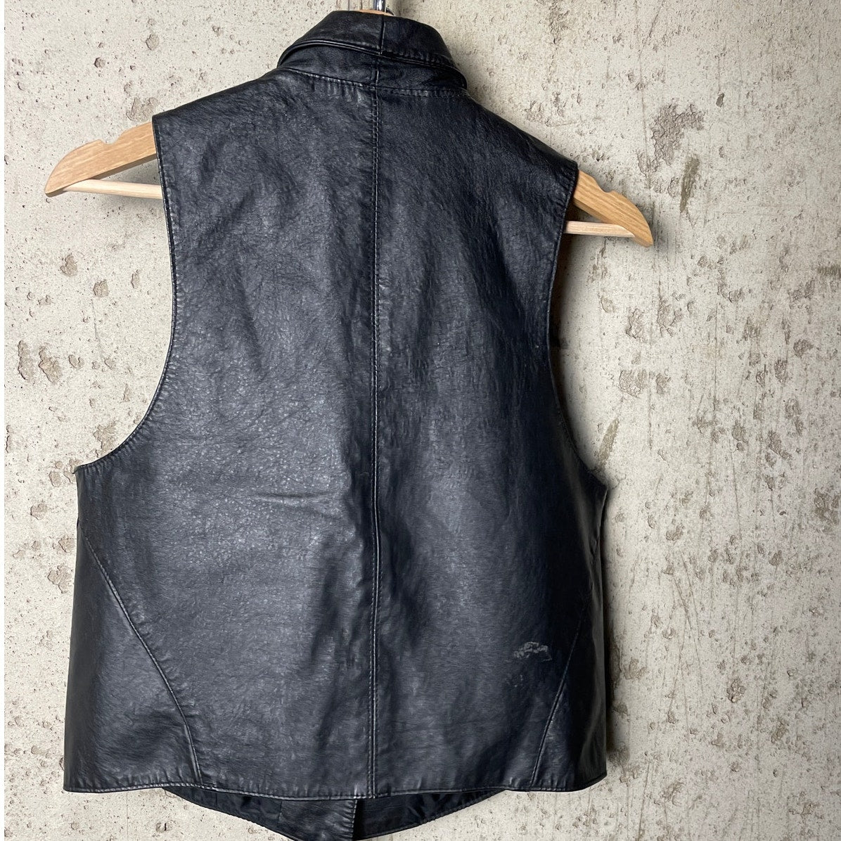 Vintage Harley Davidson Leather Vest Women's Medium